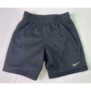 Nike‎ Kids Black Athletic Mesh Basketball Shorts Activewear Size 4T 3-4 Years S